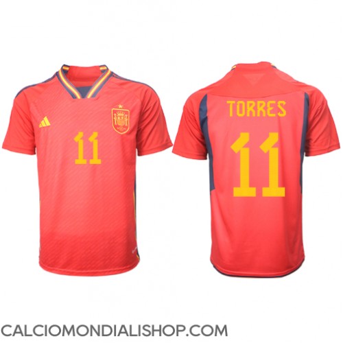 Maglie da calcio Spagna Ferran Torres #11 Prima Maglia Mondiali 2022 Manica Corta